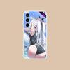Blue Archive Hina Mobile Phone Case for Samsung Galaxy S25 S24 S23 S22 S21Plus FE Ultra Clear Colour Protective Luxury Cover
