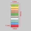 200-1600 Sheets Transparent Colorful Index Creative Memo Pads Office School Stationery Self-Adhesive Stickers Sticky Note Pads