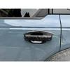 For Ford Bronco 2024 2025 Car Accessories Carbon fiber style Door Handle Cover With Smart Key Hole Catch Cap Trim Molding