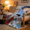Throw High-Density Short Plush Blanket For Sofa Nap Air-Conditioned Room Soft Skin-Friendly Comics Inuyasha