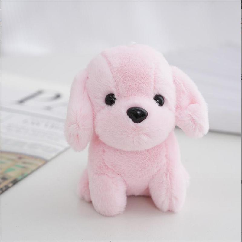1 STÜCKE Cartoon Niedlichen Welpen Hund Plüschtiere Für Mädchen Geschenke Gefüllte Anhänger Kleine Mini Teddy Hund Puppe Ragdoll Tasche Ornament 12 CM