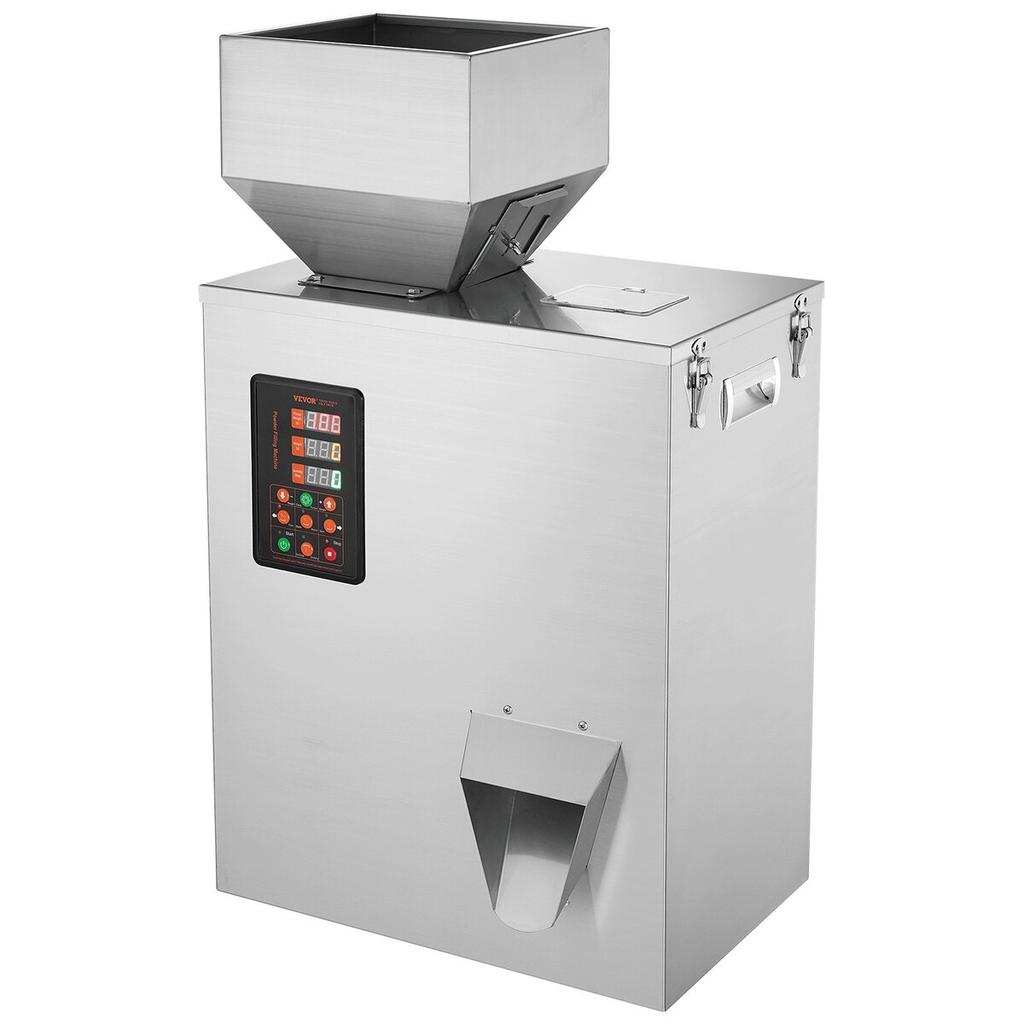 Powder Filling Machine, 0.022-1.1lbs/10-500g, Automatic Intelligent Particle Weighing Filling Machine, Bottle Bag Powder Filler Particle Dispenser for