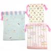Marimocraft Shirotan x Sanri Characters 3-Piece Drawstring Bag (047804) - Hello Kitty, My Melody, Pompompurin, and Cinnamoroll