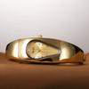 Women's Teardrop Dial Bangle Watch Rhinestone Minimalist Dress Wristwatch