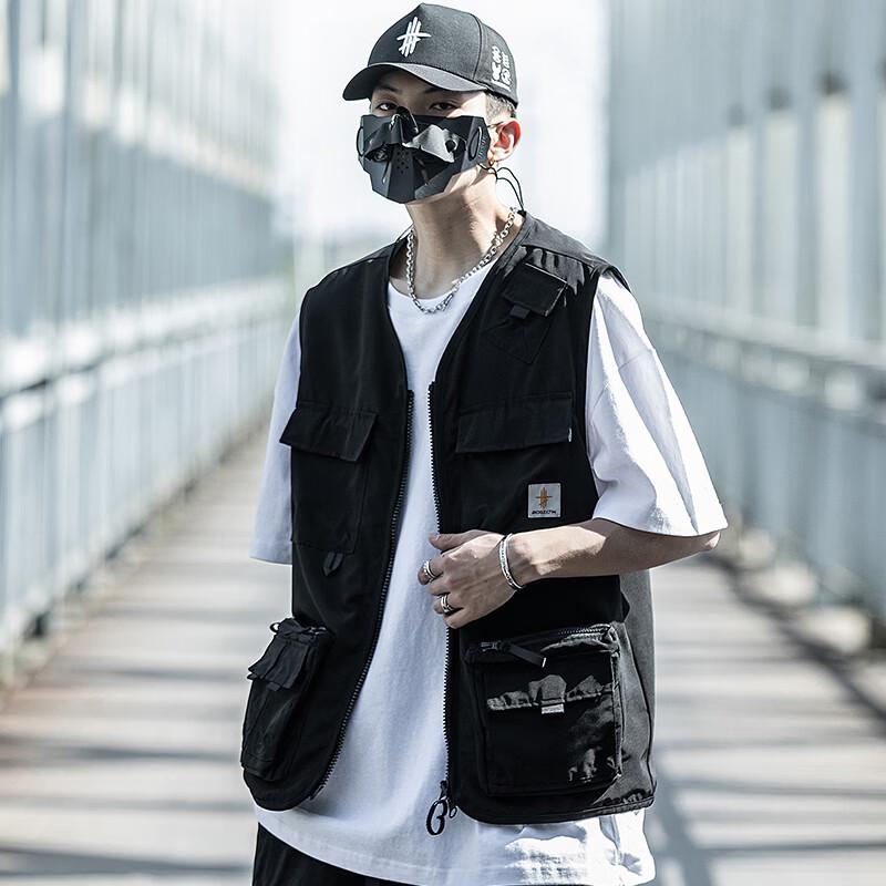 Gilet da Lavoro Leggero Multi-tasche da Uomo AOGZ