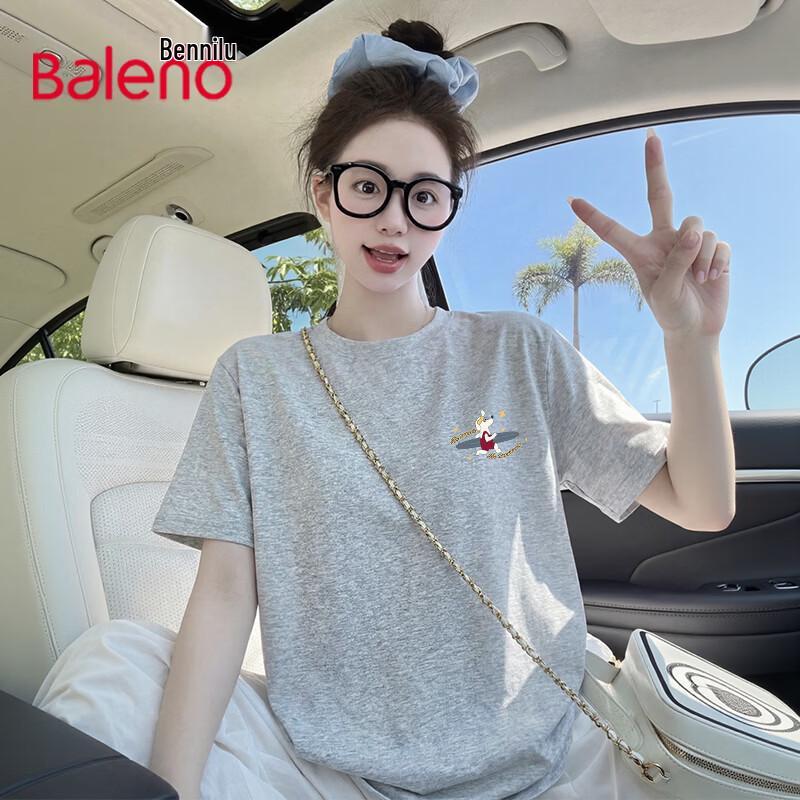 Женская летняя футболка Baleno Surfing Puppy K из чистого хлопка M