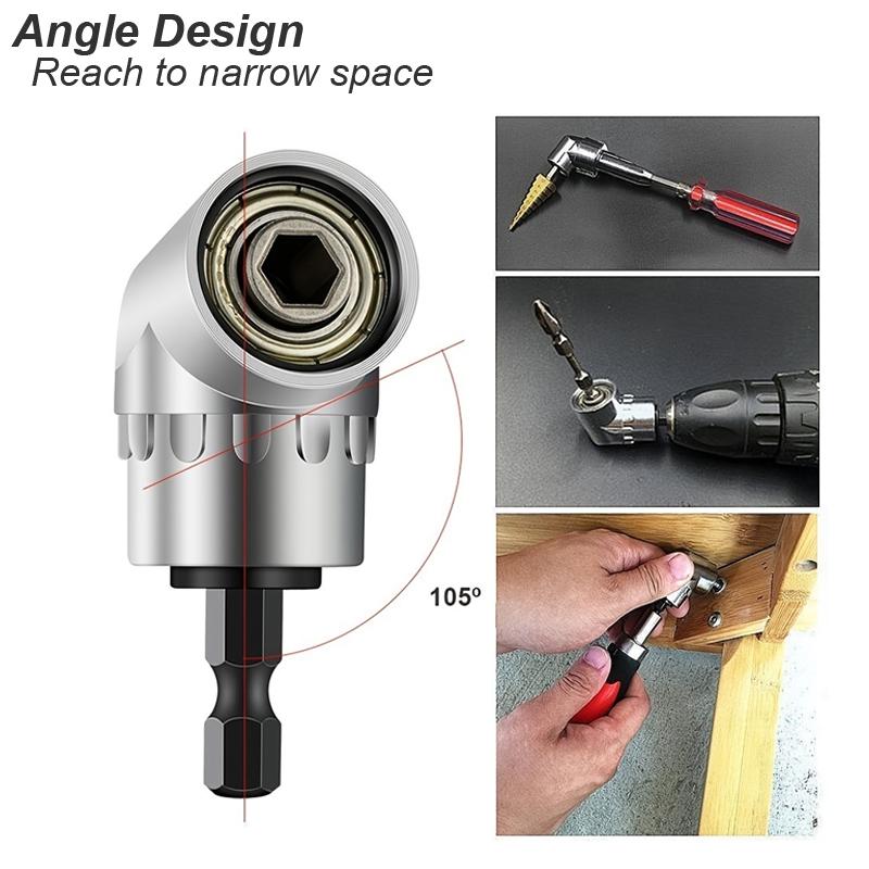 Universal Socket Sleeve Grip Ratchet Wrench Angle Drill Adapter Driver Extension Muti Tool Attachement Screwdriver Bit Holder