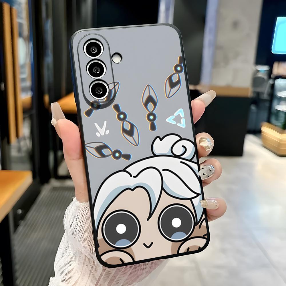 V-Valorant Game Phone Case For Samsung A25 A13 A33 5G A54 A36 A35 A56 A52 A14 Shockproof Soft Cover