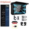 3-In-1 Motorbike Device: Dashcam+GPS Navigator+Wireless CarPlay, Supports Android Auto, Siri & Google Voice Assistant