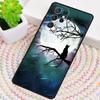 Anime Mond Katze Handyhülle für Samsung Galaxy note 10 pro S26 Ultra S23 S24 FE S25 S21 S22 PLUS stoßfeste Hülle