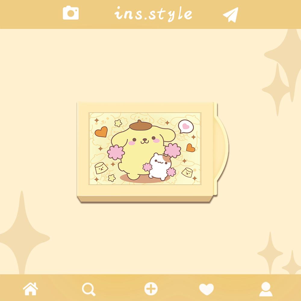kawaii  magic box cinnamoroll kuromi eraser storage box kids cute student my melody cartoon children toys small gift pvc