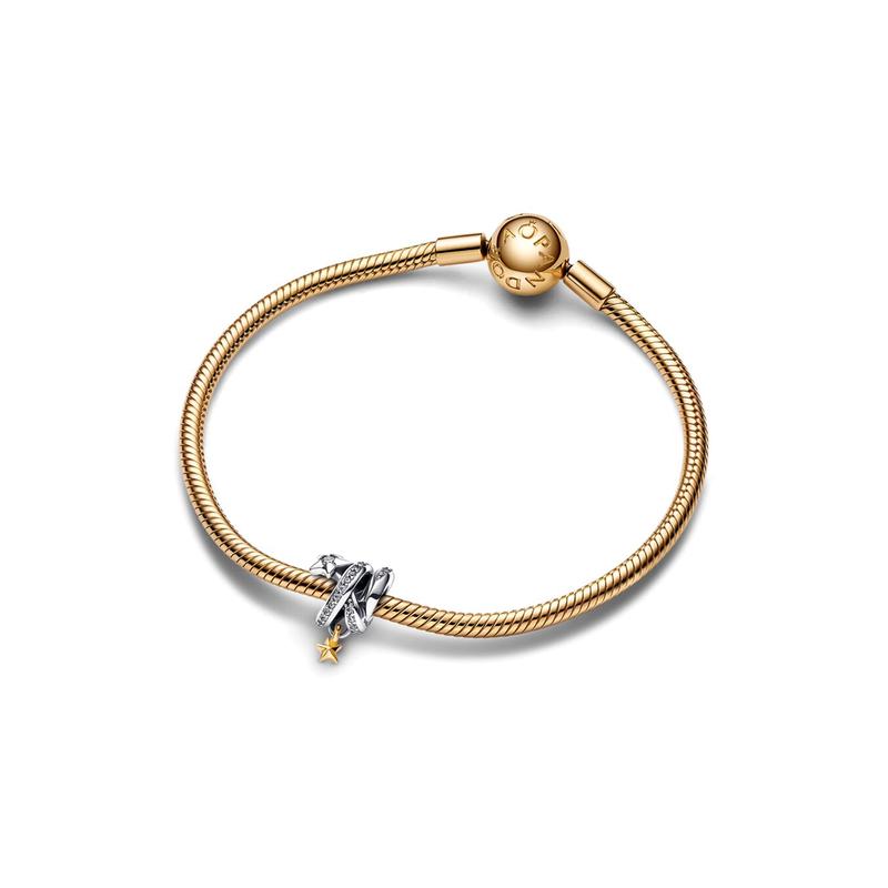 Pandora MOMENTS Fashion Trend Versatile Star Belongs Charm Women's Silver 762206C01
