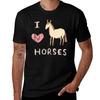 I Horses Tshirt Relaxed Fit Casual Short Sleeve Top