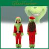 Entzückendes Weihnachts-Grinch-Kostüm für Kinder aus weichem Polyester für festliche Feiern