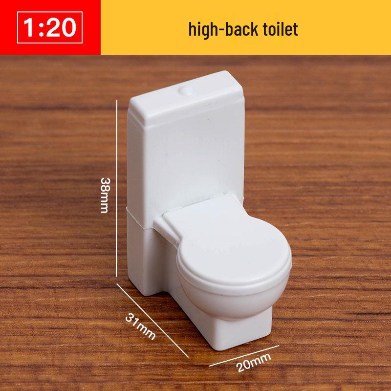 1:20 Scale 3D Miniature Architectural Model: Floor Plan Scene with ABS Furniture