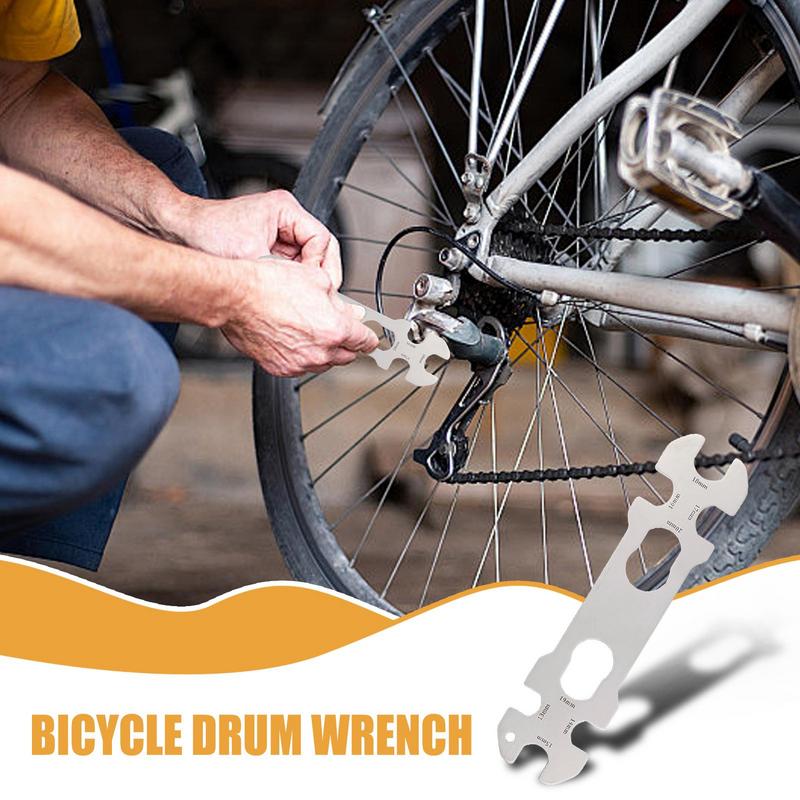 Cone Wrench Portable Multi Size Wheel Hub Tool Repair Tool Wheel Hub Nut Remover Cycle Repair Wrench Hub Wrench Cone Wrench