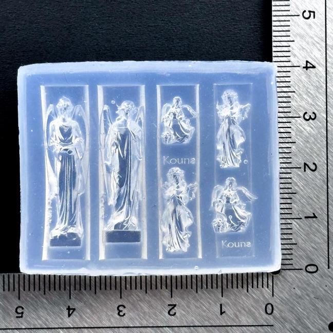 3D Angel Wings & Mermaid Mold for DIY Nail Art and Home Decor