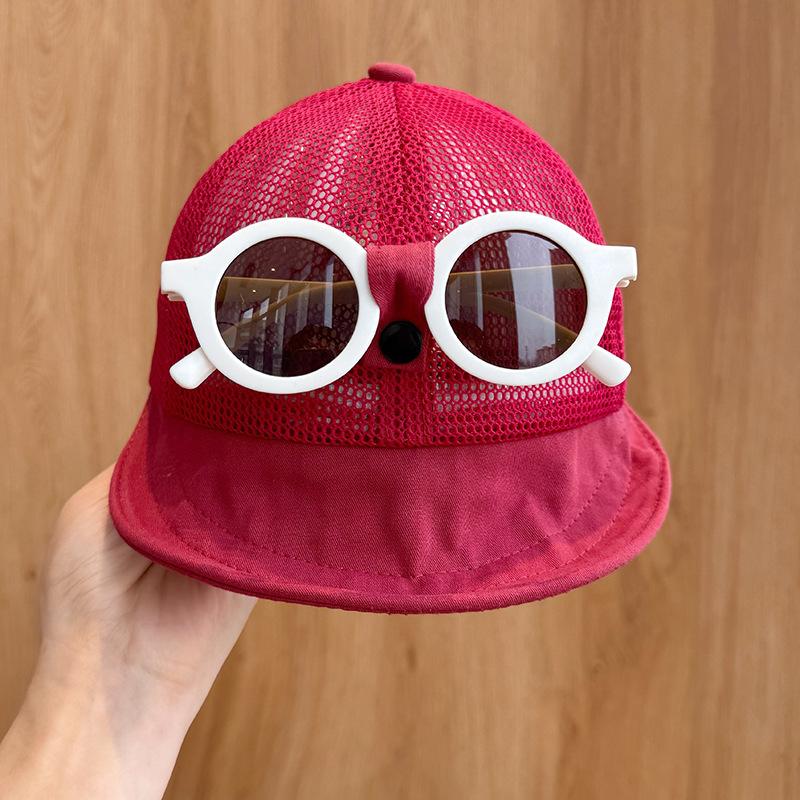 Baby Hat Spring and Autumn Sun Hat Men and Women Baby Baseball Cap Summer Mesh Sun Hat Fisherman Hat