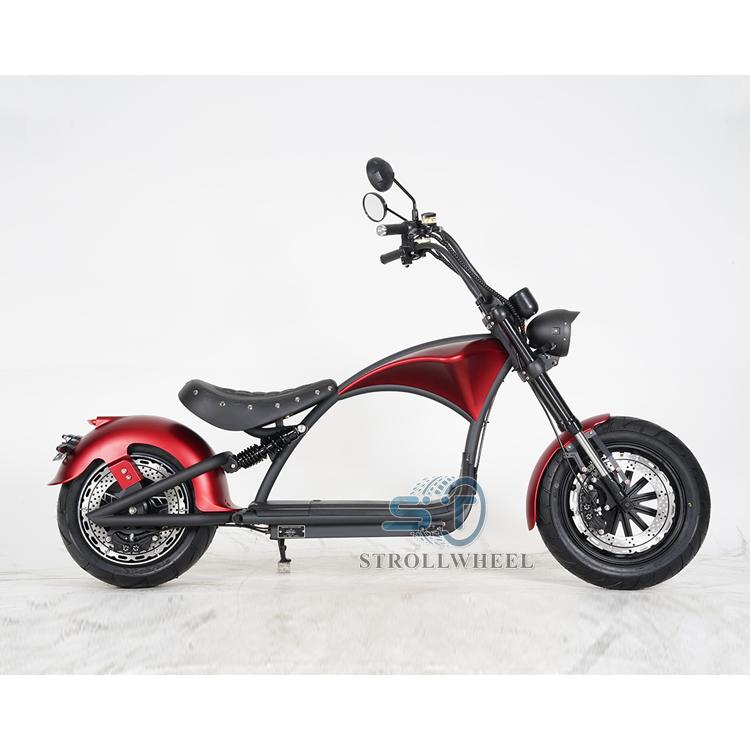 Germany Stock Mangosteen M1P Electric Scooter 45km/h COC Two Wide Wheel E Scooter Motorcycle EEC Electric Chopper Motorbike