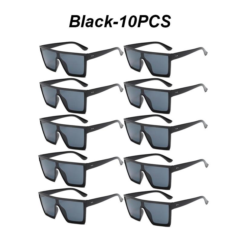 2025 New Fashion High Quality Square Glasses Frame Big Frame Retro Cyberpunk Color Film Sunglasses for Men and Women