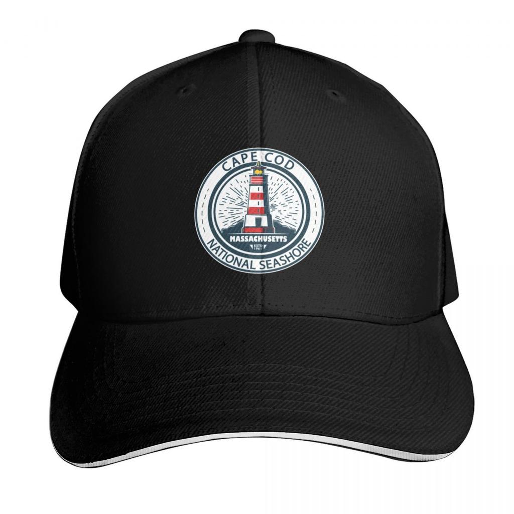 Cape Cod National Seashore Massachusetts Badge Baseball Cap Birthday Hat Unisex Luxury Caps GirlS Hats Unisexs