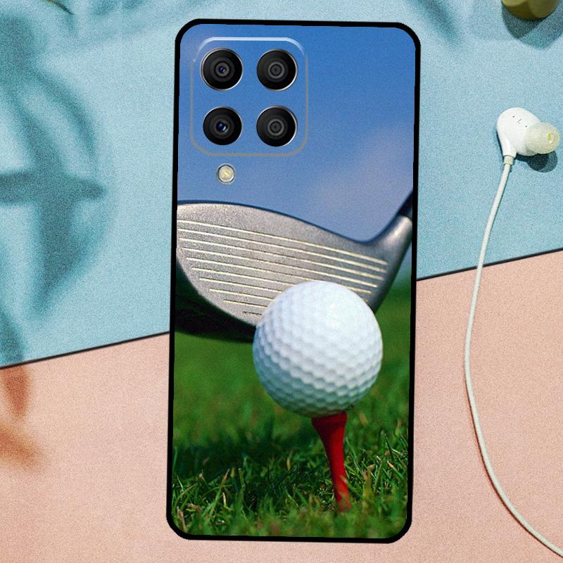 GOLF GOLFER GOLFING SUNSET For Samsung Galaxy M14 M34 M54 M20 M06 M16 M12 M13 M15 M35 M55 M33 M53 M21 M31 M32 M52 Case