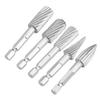 5PCS Silver High Speed Steel Burrs High Speed Steel Carbide Burr Set Durable Die Grinder Bits