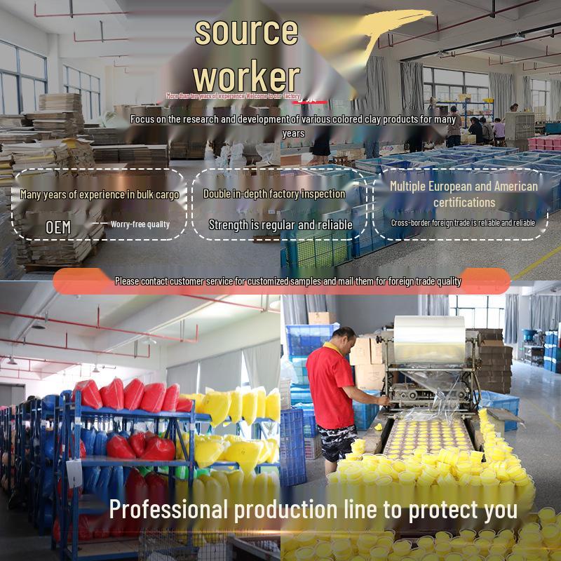 Superleichter 500g Kinder-DIY-Ton - 24 Farben, Großpackung