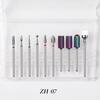 Set di teste di macinazione in lega di acciaio al tungsteno per unghie rettificatrice speciale testa di macinazione spazzola peeling strumento per lucidare la pelle