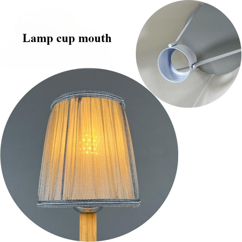 E14/E27/Clamp Fabric Lamp Shade Lighting Accessories for Home Office Decor Hotel Bedroom Bedside Floor Lamp Shell Cover