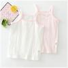 2 Stück Mädchen Achselhemd 2 bis 12 Jahre Weiß Mädchen Basic Tank Sporttops Multipack Mädchen Unterwäsche Sets