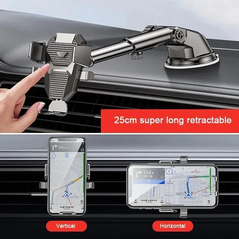 2025 NEU Universal Saugnapf Autotelefonhalter 360° Windschutzscheibe Auto Armaturenbrett Handyhalterung für iPhone Samsung Xiaomi