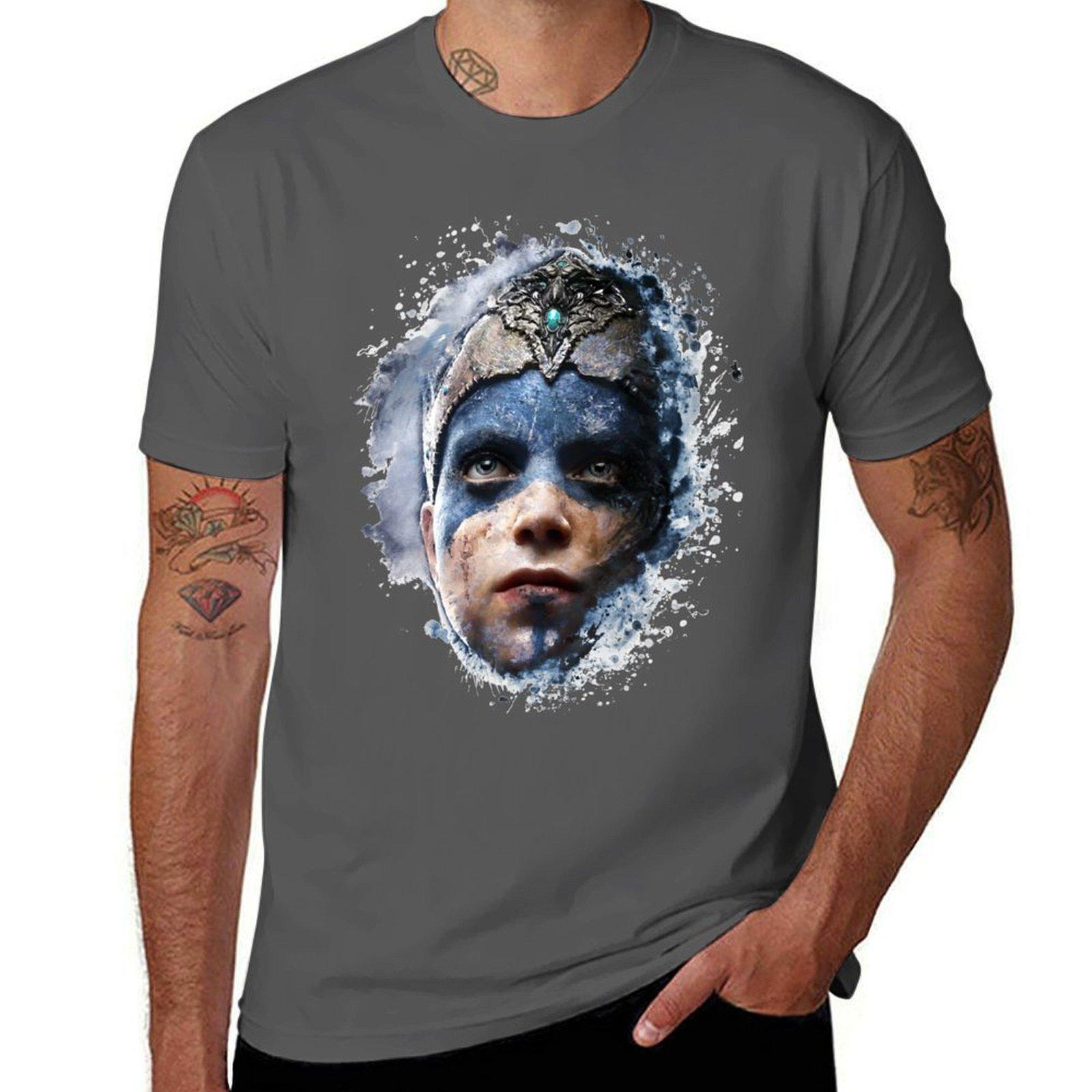 Футболка Hellblade Senua s Sacrifice мужская футболка футболка мужчина роскошная футболка 4XL