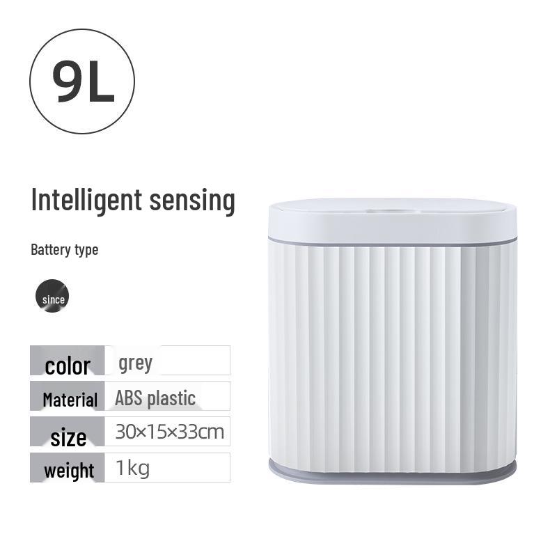 

Умное мусорное ведро Jieanhui: Автоматическое мусорное ведро для ванной комнаты с крышкой, узкий дизайн, роскошный стиль