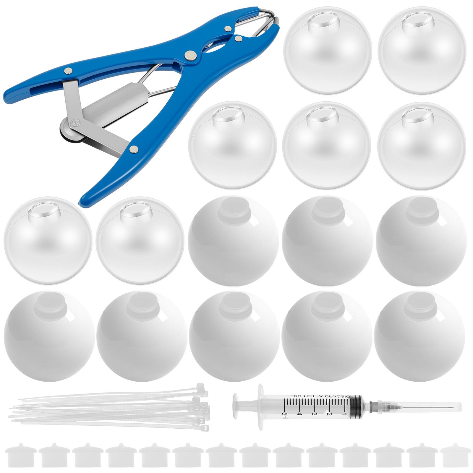 

15Pcs DIY Stress Ball Kit Blank Pressure Ball Skin DIY Kit with Expander Tool Make Your Own Stress Toy for Adults Beginners