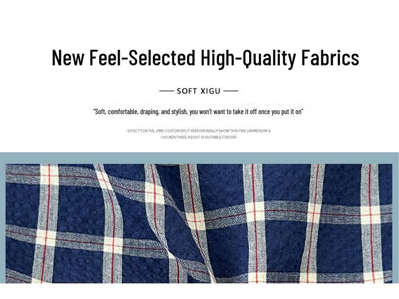 Plus Size Retro Blue Plaid High Waist Wide Leg Pants for Women - Autumn Winter Casual Loose Fit.