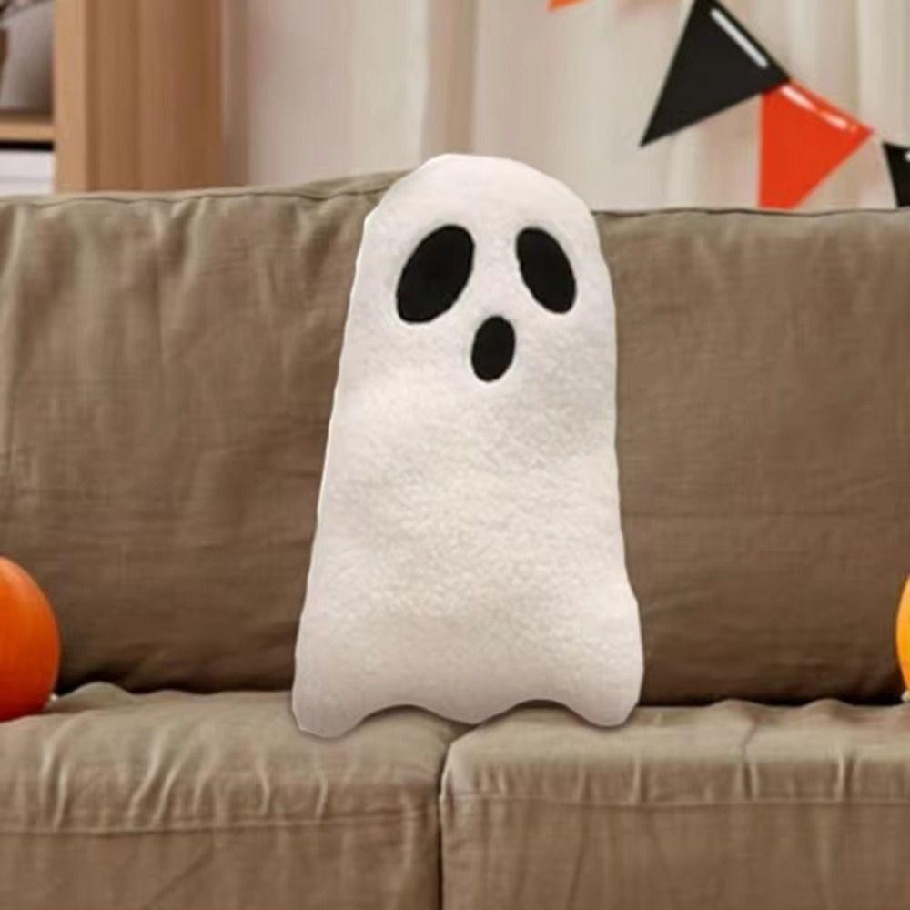 Soft Halloween Elf Ghost Plush Toy PP Cotton Halloween Ghost Throw Pillow   Home Decoration