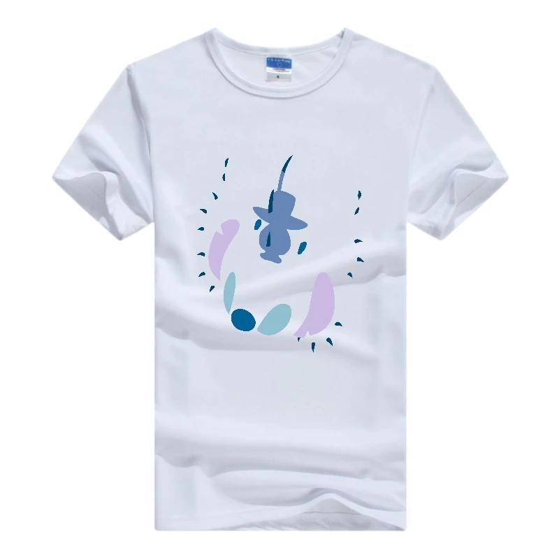 Disney Kawaii Lilo Stitch Print Hippie Cheap T-Shirt Summer Loose White Cute Stitch Ladies Tops Harajuku Men Tees Women Blouses