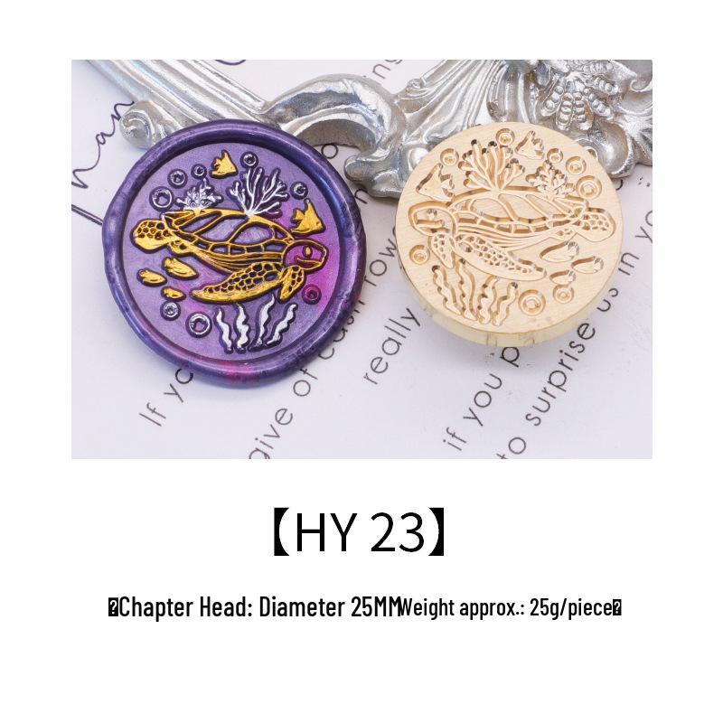 Ocean Series Wax Seal Stamp: Mermaid, Begonia, Whale