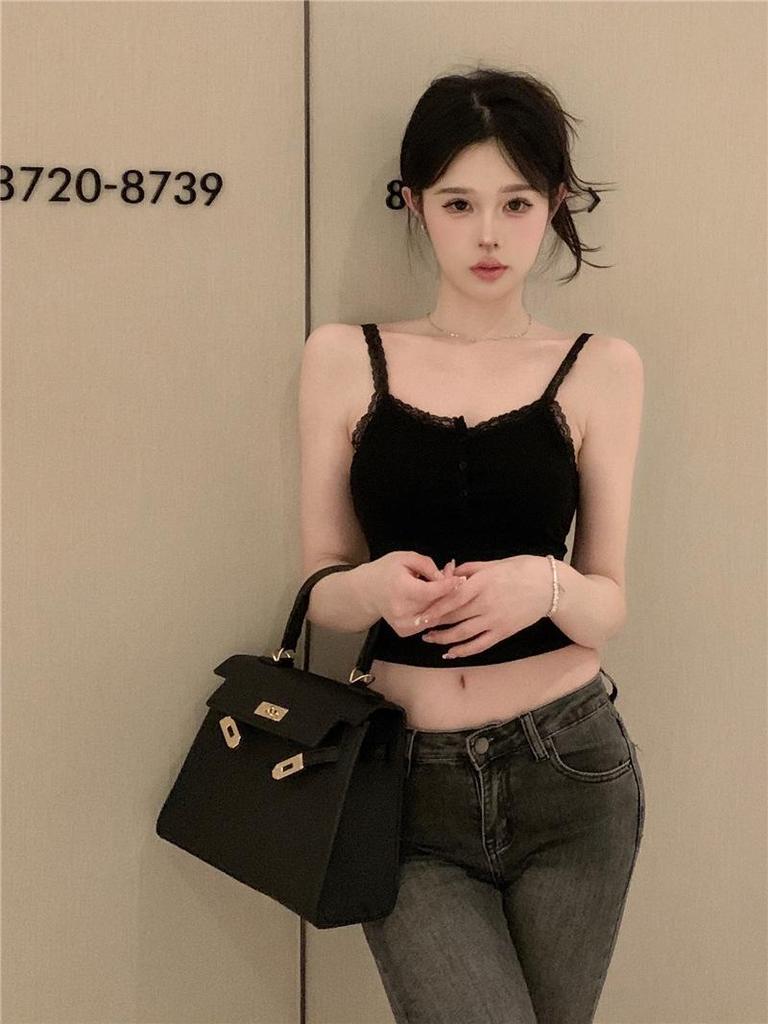 2026 Women's Sexy Lace Trim Camisole - Slimming Summer Style