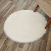 406090cm Tree Christmas Skirt Round Fluffy Faux Fur Xmas Floor Mat Cover Decor