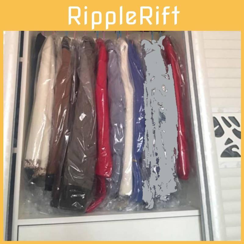 Transparent 5pcs Dust Cover Clothing With Plastic Material Suitable Use Daily