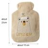 500ML Soft Hot Water Bottle Winter Hand Warmer Cute Kawaii Water Bottle for Girls Portable Waist Hand Bed Warm Bottles