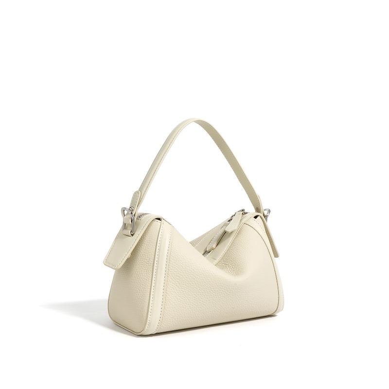 

First layer cowhide pillow bag women s high-end leather texture single shoulder crossbody versatile simple bag underarm bag