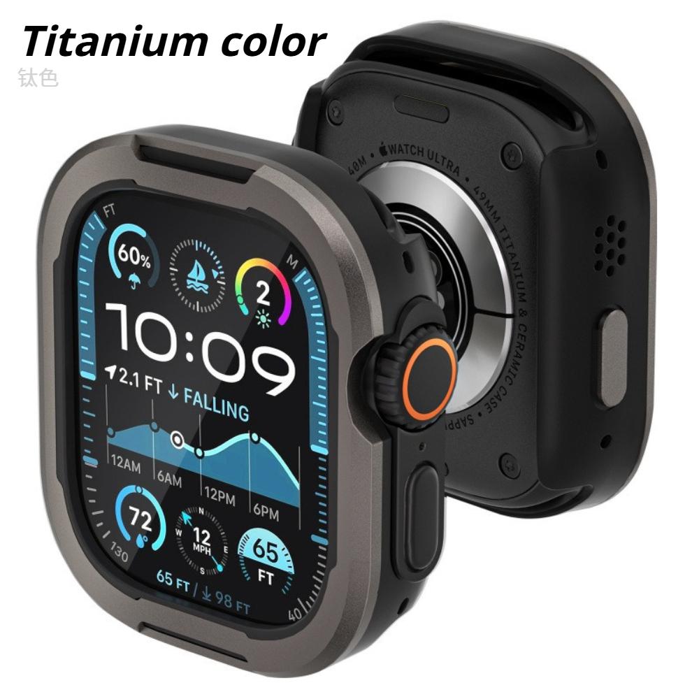 Metal + TPU Case Protector Frame Cover For Apple Watch S11 46mm 42mm 45mm 44mm 40mm 41mm 38mm For iWatch Series 10 9 8 7 6 5 4 SE Ultra 2 49mm