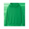 Fleece-Lined Thickened Hua Cotton Drop-Shoulder Hoodie - 2023 Autumn/Winter Solid Color Loose Hooded Sweatshirt with High Neck