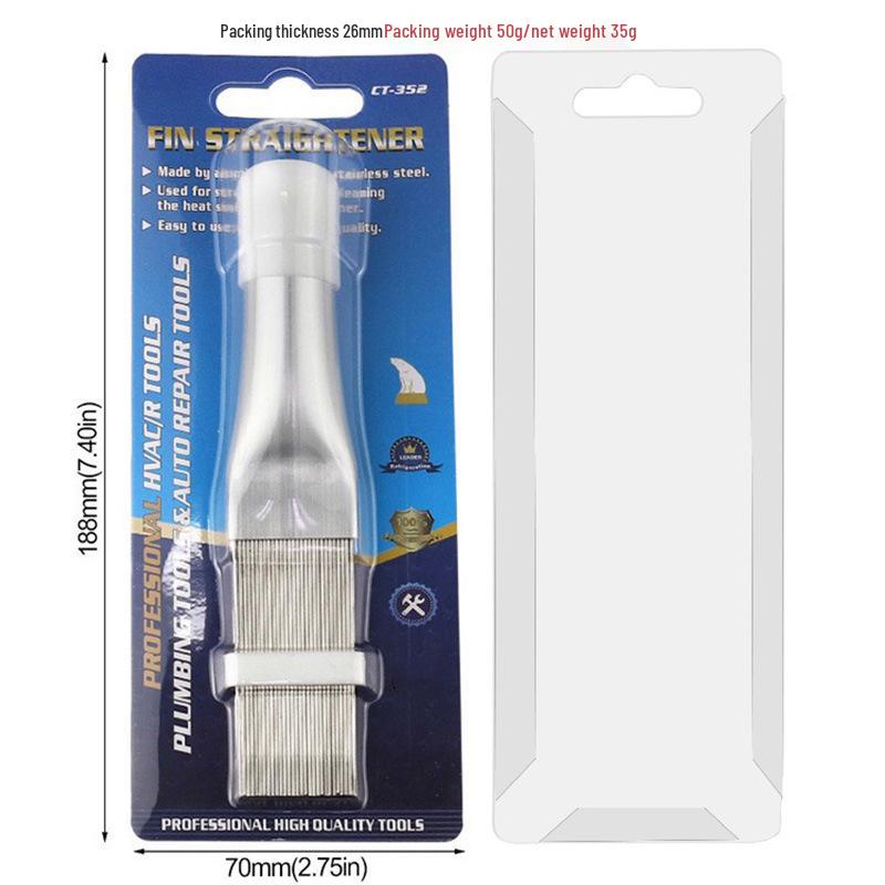 

Гребень для ребер из нержавеющей стали и очиститель конденсатора для обслуживания кондиционера