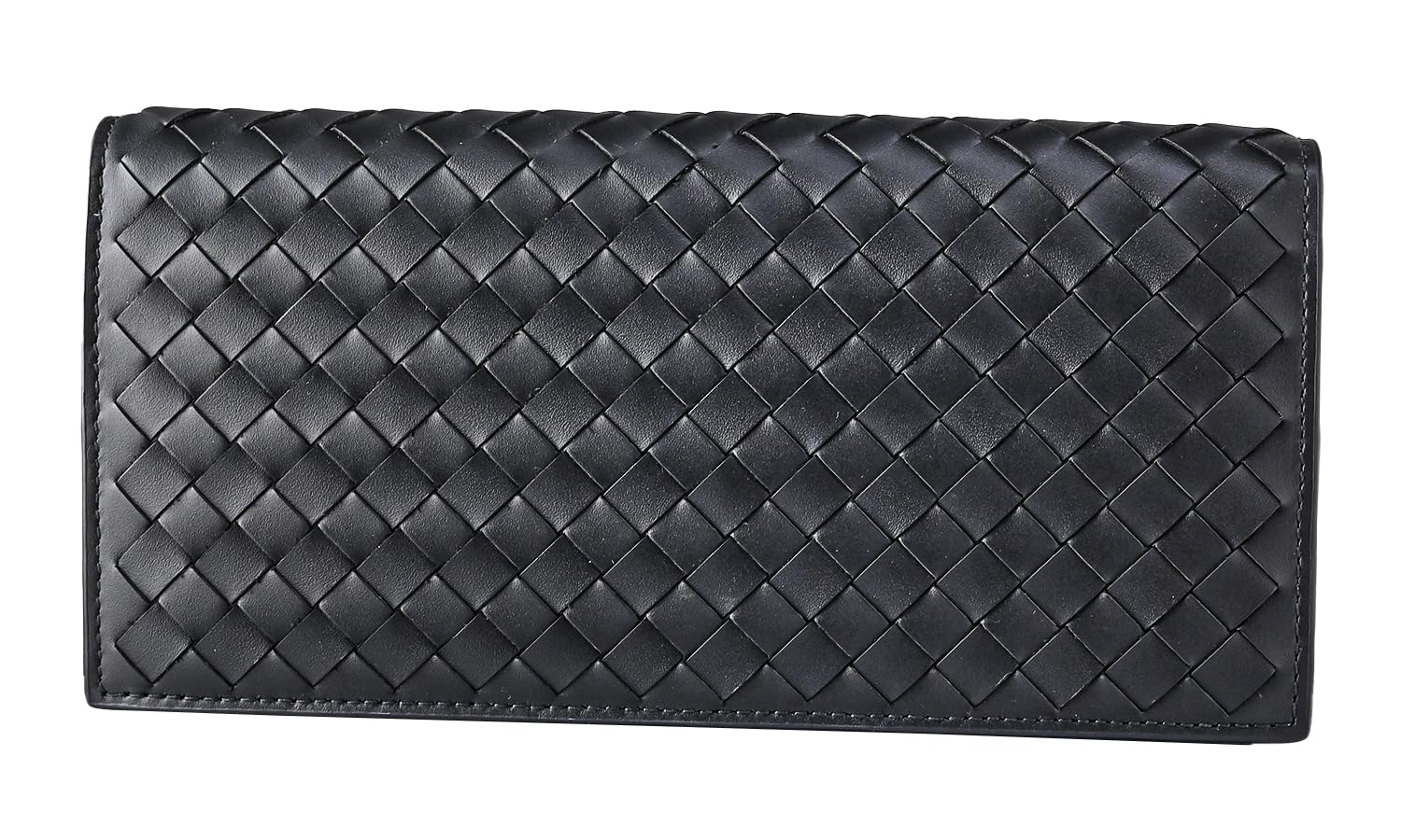 

Long Wallet Intrecciato Black 577559 V47W1 1275 Made in ITALY [Bottega Veneta] Men s Women s [Item]