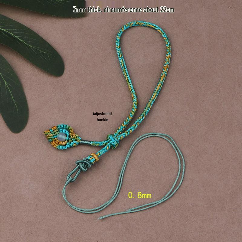 Ancient-Style Handmade Tassel Pendant: DIY Phoenix Tail Knot for Jewelry and Accessories