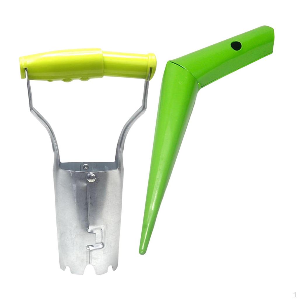 Buy 2Pcs Flower Bulb Planter Tool & Seed Sower Garden Hole Digger Gardening Tools at affordable